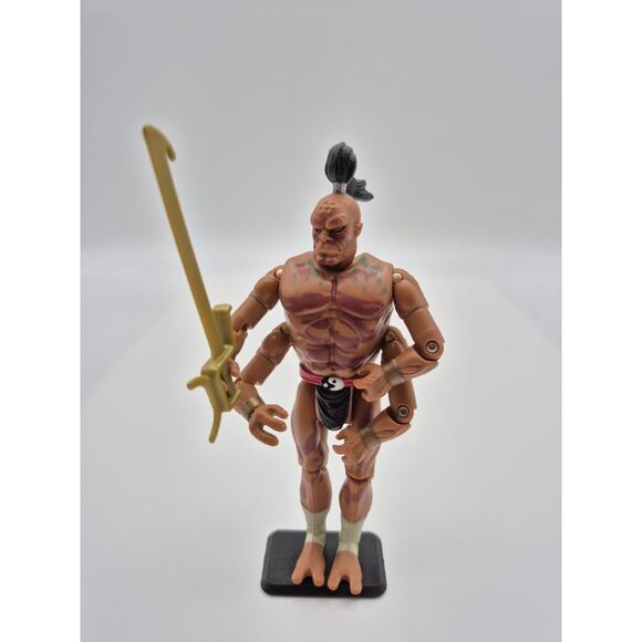 Mortal Kombat Goro 4.75" Action figure with stand/sword/ponytail 1992 Midway - Picture 1 of 15